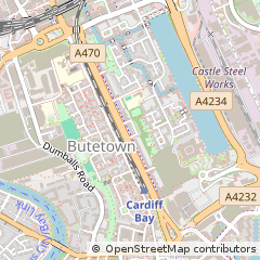 Map of Cardiff