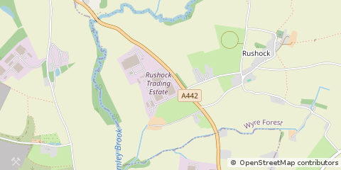 Map of Droitwich, Worcestershire