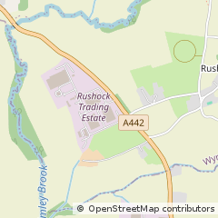 Map of Droitwich, Worcestershire