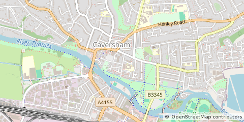 Map of Reading, Berkshire