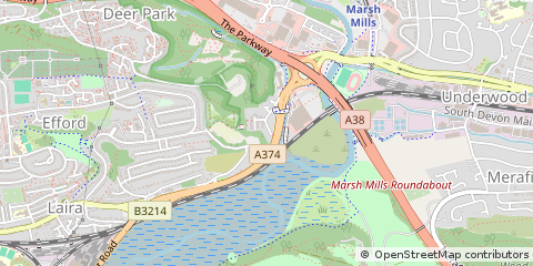 Map of Plymouth, Devon