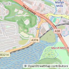 Map of Plymouth, Devon