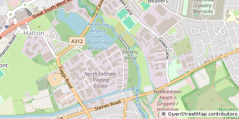 Map of Feltham