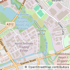 Map of Feltham