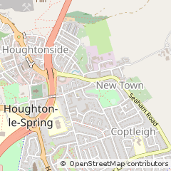 Map of Houghton LE Spring