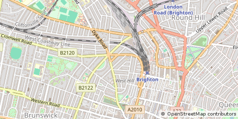 Map of Brighton