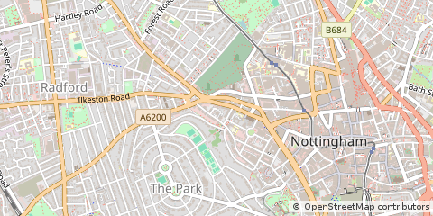 Map of Nottingham