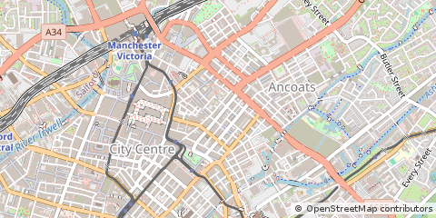Map of Manchester