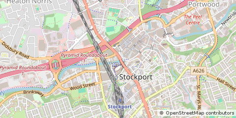 Map of Stockport