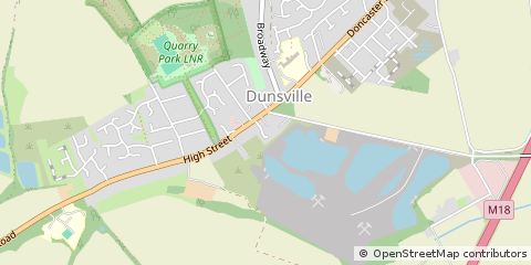 Map of Doncaster