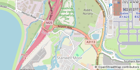 Map of Staines-Upon-Thames