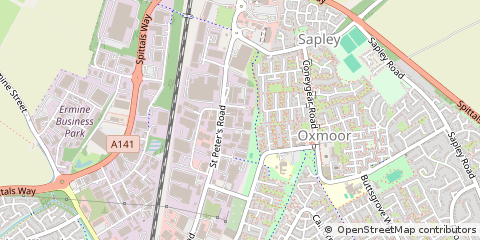 Map of Huntingdon