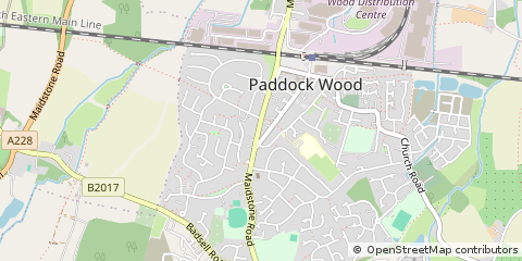 Map of Tonbridge