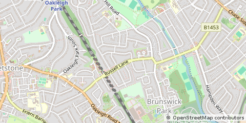 Map of Barnet