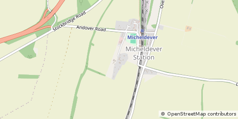 Map of Winchester, Hampshire