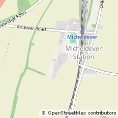 Map of Winchester, Hampshire