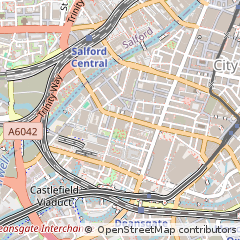 Map of Manchester
