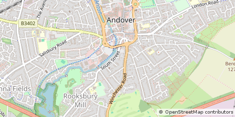 Map of Andover