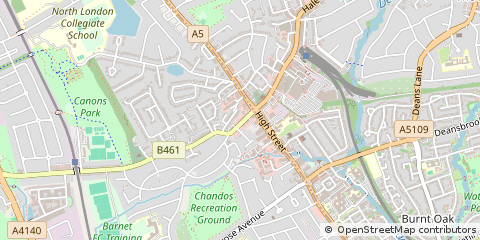 Map of Edgware