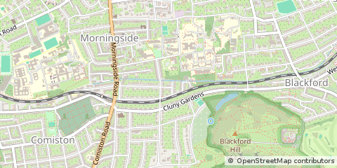 Map of Edinburgh