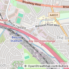 Map of Walsall