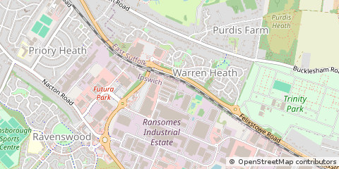 Map of Ipswich