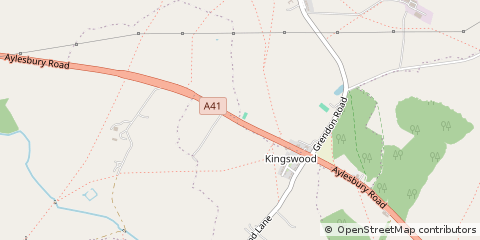 Map of Aylesbury, Bucks