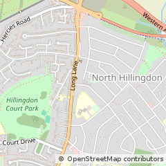 Map of Uxbridge