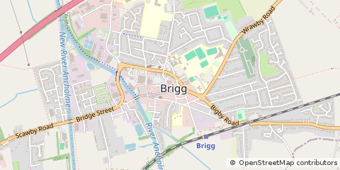 Map of Brigg, South Humberside