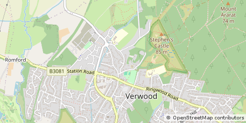 Map of Verwood