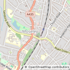 Map of Birmingham, West Midlands