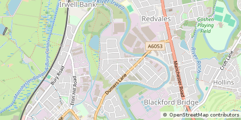 Map of Radcliffe