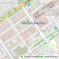 Map of Milton Keynes