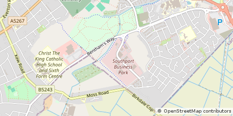 Map of Southport