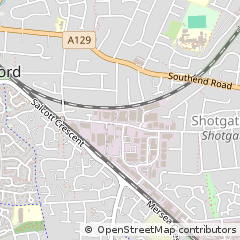 Map of Wickford, Essex