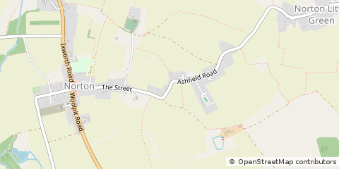 Map of Bury ST. Edmunds, Suffolk