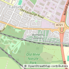 Map of Bellshill, Lanarkshire