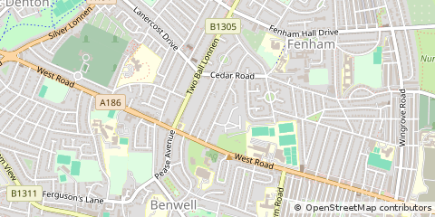 Map of Newcastle Upon Tyne