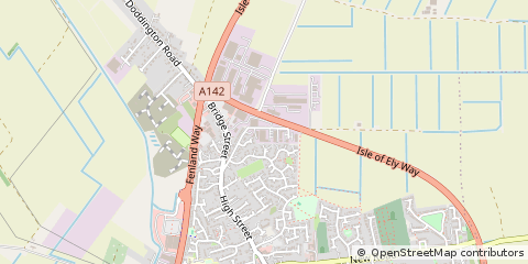 Map of Chatteris, Cambridgeshire