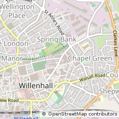 Map of West Midlands