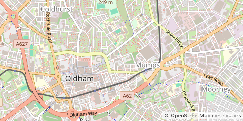 Map of Oldham