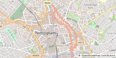 Map of Nottingham