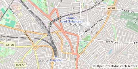 Map of Brighton