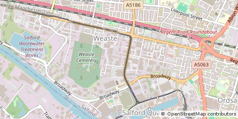 Map of Manchester