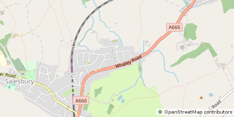 Map of Blackburn, Lancashire