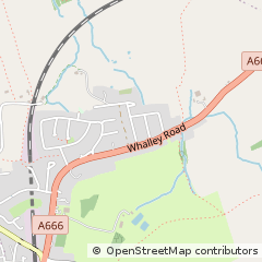 Map of Blackburn, Lancashire