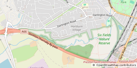 Map of Stockton-on-Tees