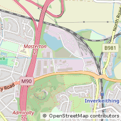Map of Inverkeithing, Fife