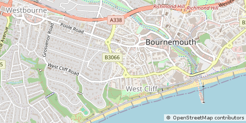 Map of Bournemouth