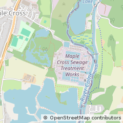 Map of Rickmansworth, Hertfordshire